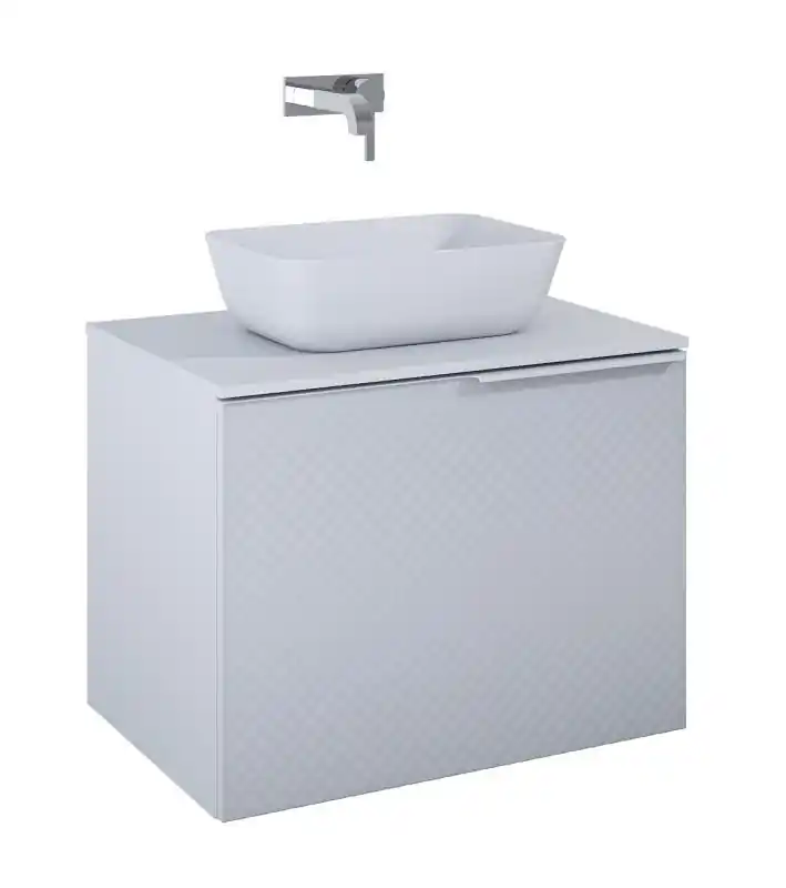 Gyors szállítás AREZZO design Malibu alsószekrény 70 1 fiók + 1 fiók , v. matt szürke
