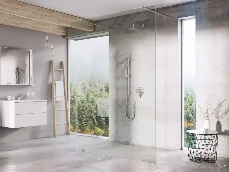 Ravak Walk-In Free zuhanykabin króm, átlátszó Szezonális akció