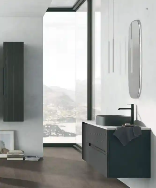 AdattoCasa Rigo kiegészítő szekrény, 138 cm, Grigio Lava Exkluzív ajánlat