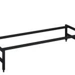 AREZZO design MONTEREY tartó láb 100 cm, matt fekete Utolsó esély