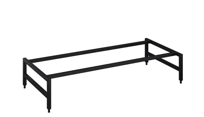 AREZZO design MONTEREY tartó láb 100 cm, matt fekete Utolsó esély