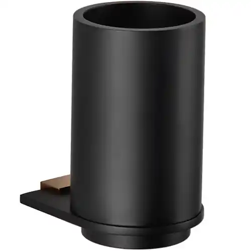 Árcsökkenés BEMETA GALLA fali fogkefetartó, 75x123x99mm, matt fekete