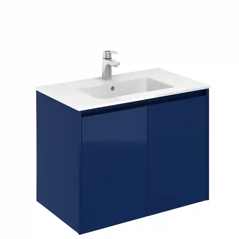 Royo Sansa Alsószekrény 2 ajtós, 70-es, Gloss Navy Blue Expressz szállítás