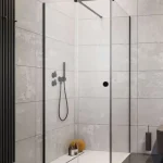 Radaway Furo Black KDJ RH szögletes fekete zuhanykabin Legjobb ár