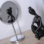 BEMETA KOZM.TÜKRÖK Álló kozmetikai tükör, 235x385x140mm, átm:180mm (112201252) (XP010) Akciós ár