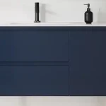 Különleges ajánlat Royo Sansa Alsószekrény 2 fiókos, 100-as, Gloss Navy Blue