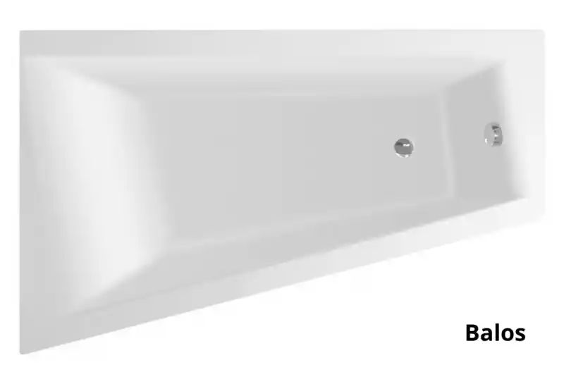 Sapho AQUALINE METUJE aszimmetrikus kád 160x100 Legjobb ár