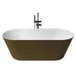 Népszerű Zenon Leman Oro Viejo Metallic/Blanco Brillo kád