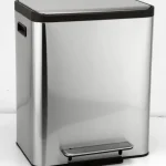 BEMETA HOTEL Szelektív hulladékgyűjtő, soft close, 404x492x321mm, 15l + 15l, inox (137115165) Expressz kézbesítés