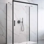 Radaway Idea Black KDJ+S szögletes fekete zuhanykabin Végkiárusítás