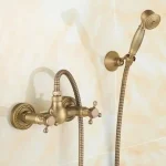 Balneum Vintage antik bronz kétgombos zuhany csaptelep Olcsó