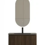 AREZZO design SIERRA 80 cm-es mosdótartó szekrény 1 fiók, 2 ajtó, dió Szuper ajánlat