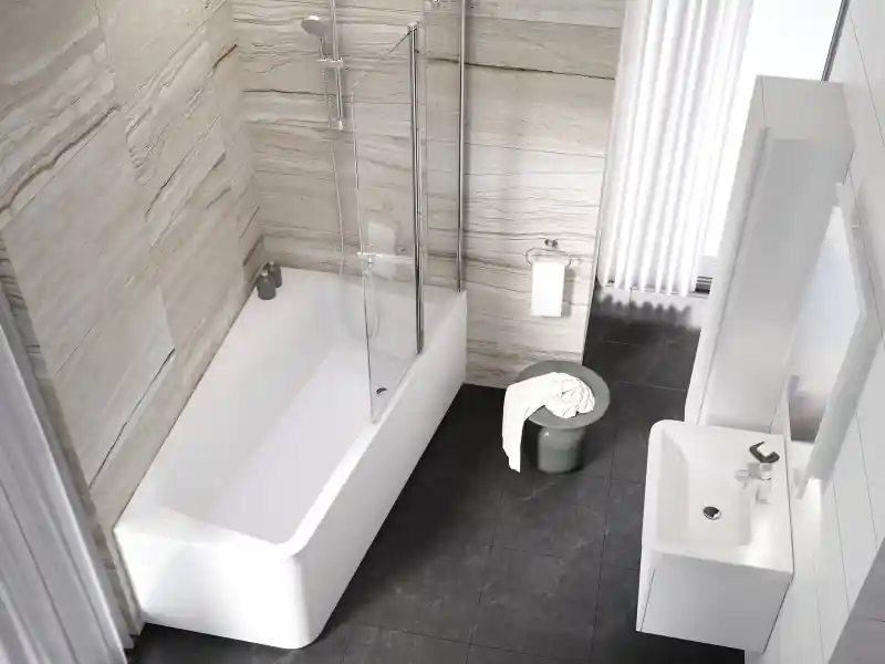 Biztonságos fizetés Ravak 10° Corner aszimmetrikus kád 170x100 és további méretekben
