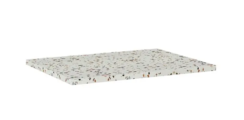 Újdonság AREZZO design TERRAZZO márvány mosdópult 60/46/2 mix matt