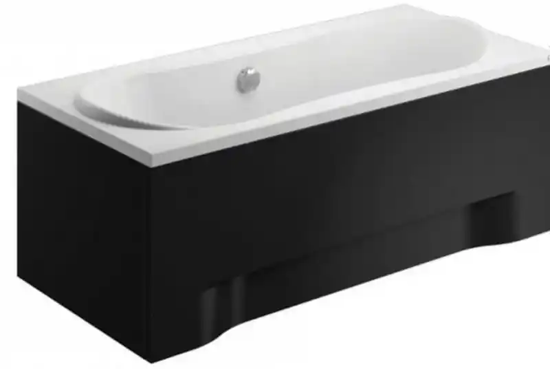 Korlátozott ajánlat Balneum ZOFIA BLACK akril fürdőkád 180x80