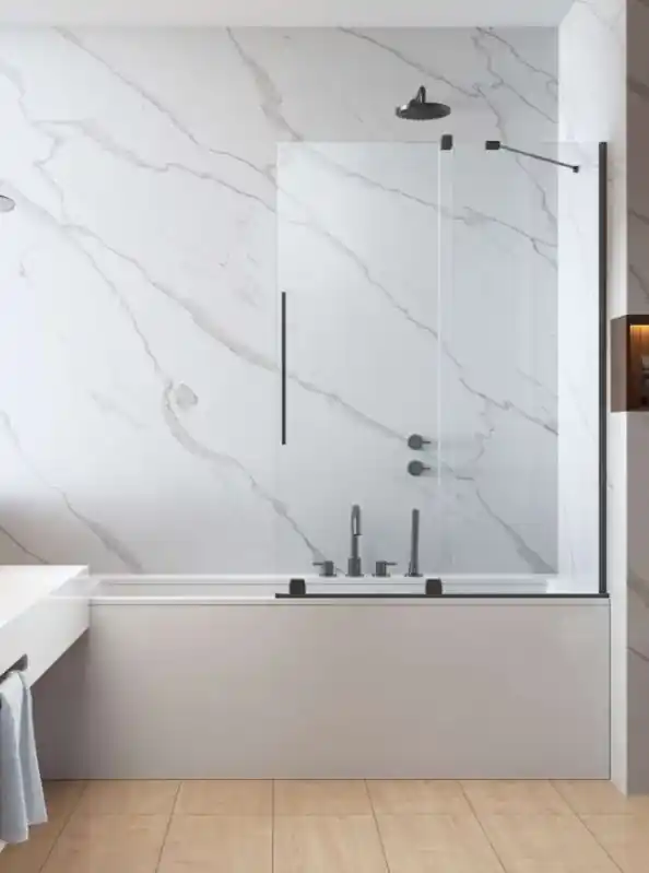 Radaway Furo Brushed GunMetal PND II szálcsiszolt fegyvermetál kádparaván Vedd meg most