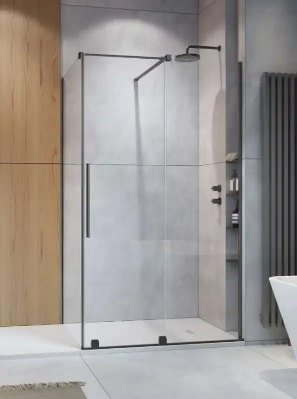 Radaway Furo Brushed GunMetal KDJ szögletes szálcsiszolt fegyvermetál zuhanykabin Exkluzív ajánlat