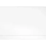 POLYSAN PLAIN NIKA előlap, 150x59cm, fehér (72496) Korlátozott ajánlat