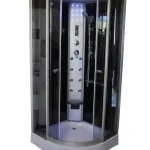 Bestseller Aqualife Brill 8081 Fekete hidromasszázs zuhanykabin