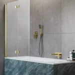 Ajánlat Radaway Nes Brushed Gold PND I szálcsiszolt arany kádparaván