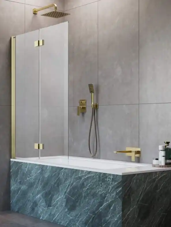 Ajánlat Radaway Nes Brushed Gold PND I szálcsiszolt arany kádparaván