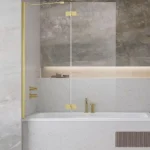 Radaway Essenza Gold PND II arany kádparaván Legjobb ár