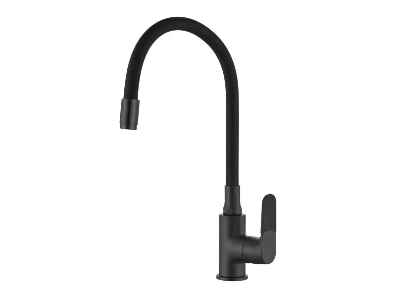 Bestseller Invena JOGA PLUS konyhai csaptelep, álló, flexibilis kifolyócsővel, fekete, waterplating bevonat