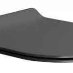 GSI SLIM soft close WC-ülőke, matt fekete/króm (MS86CSN26) Alacsony ár