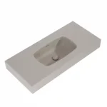 Rendeld meg most AREZZO design MABEL öntöttmárvány falra szerelhető mosdó 100 cm, matt beige