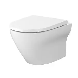 Cersanit LARGA PEREM NÉLKÜLI OVÁLIS FALI WC+TETŐ Szuper ajánlat