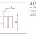 Roltechnik Lega Line 1,5 cm-es zuhanykabin toldóprofil Ajánlat
