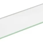 Üvegpolc, polctartó nélkül, transzparent, 900x100x8mm (23485) Legkelendőbb