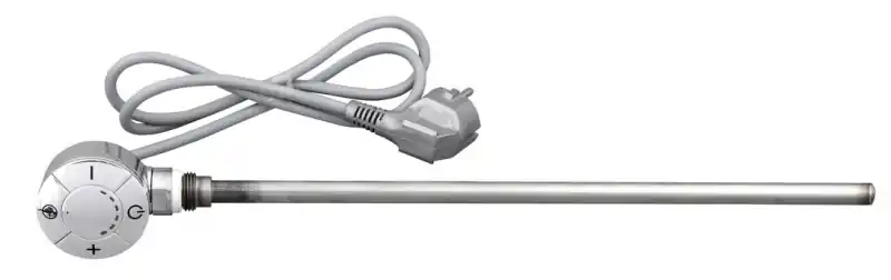 Aqualine elektromos fűtőpatron termosztáttal 400watt, króm Nézd meg most