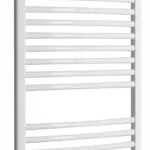AQUALINE ORBIT Fürdőszobai radiátor, íves, 450x960mm, 447W, fehér (ILO94T) Vásárlói kedvenc