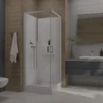 Szezonális akció Sanglass kpl-KCKN/BASIC-M-90x120-SHP zuhanykabinszett