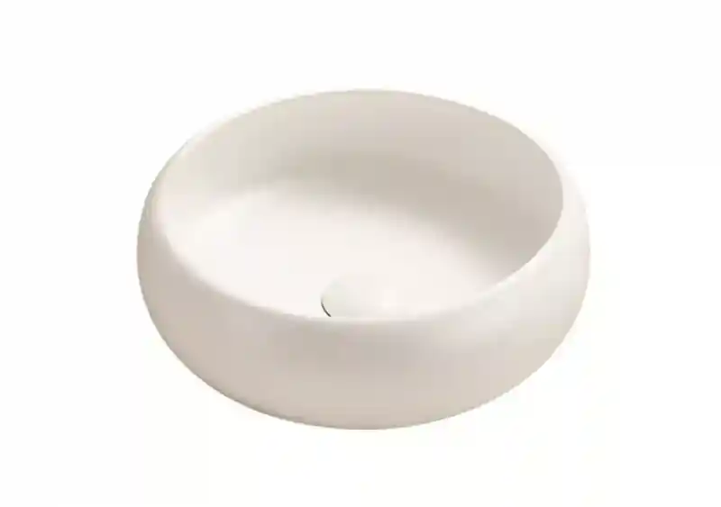 AREZZO design SORAYA 36 cm-es kerek kerámia mosdó, fehér Korlátozott ajánlat