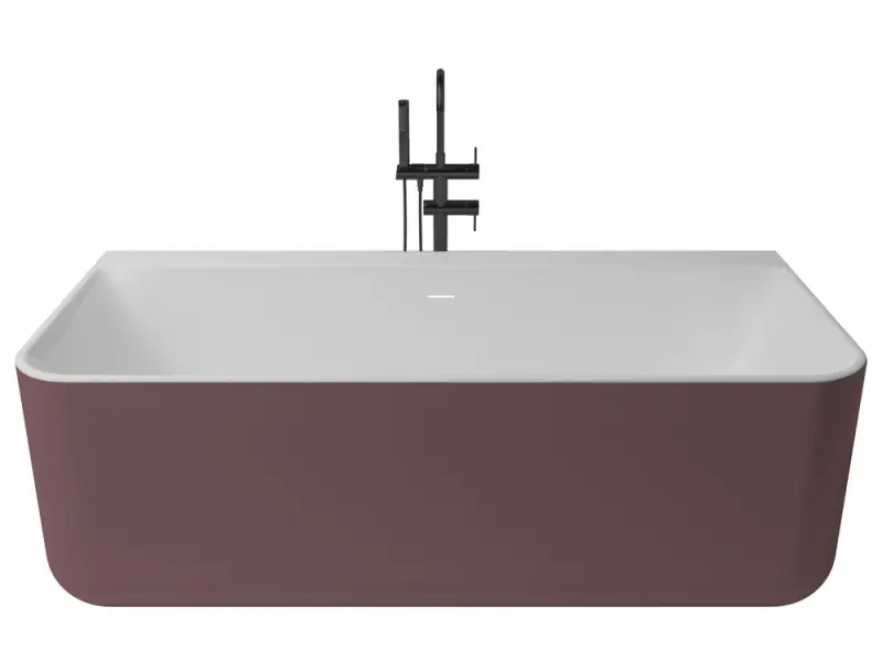 Zenon Kivu Wall Rosa Metallic/Blanco Mate kád Alacsony ár