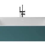 Zenon Kivu Wall Turquesa Metallic/Blanco Mate kád Expressz szállítás