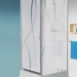 Újdonság Sanplast D2/TX5b zuhanyajtó (tolóajtós) + SSO/TX5b fix fal összeállítás