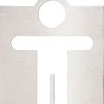 BEMETA HOTEL Tábla: Férfi WC, 120x130x2mm, polírozott (111022032) Árcsökkenés