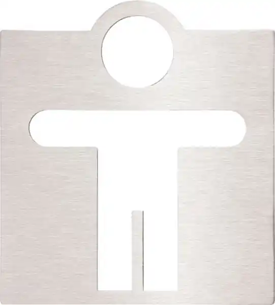 BEMETA HOTEL Tábla: Férfi WC, 120x130x2mm, polírozott (111022032) Árcsökkenés