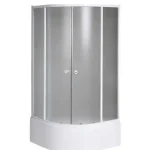 Legnépszerűbb Aqualine Arlen 80x80x150 íves zuhanykabin