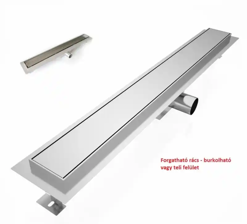 Biztonságos vásárlás Roltechnik RRF7 rozsdamentes folyóka, ráccsal