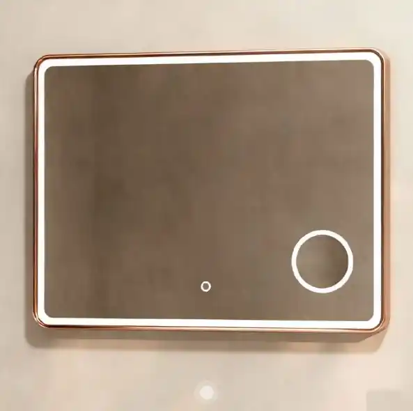 Azonnali szállítás Wellis Cadiz tükör LED világítással, brushed rose gold