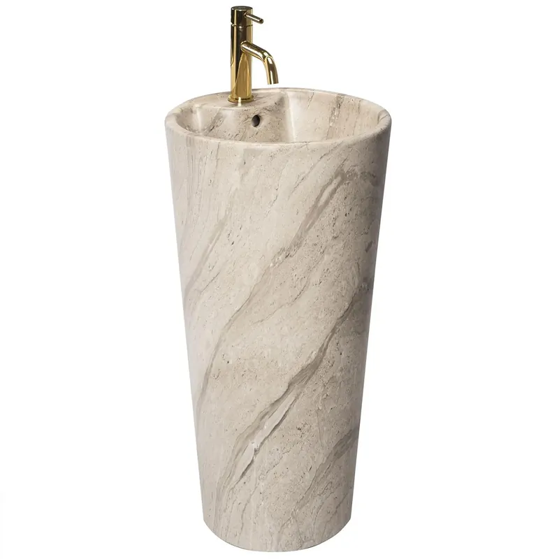 Szabadon álló mosdó Blanka Natural Matt Marble Vedd meg online