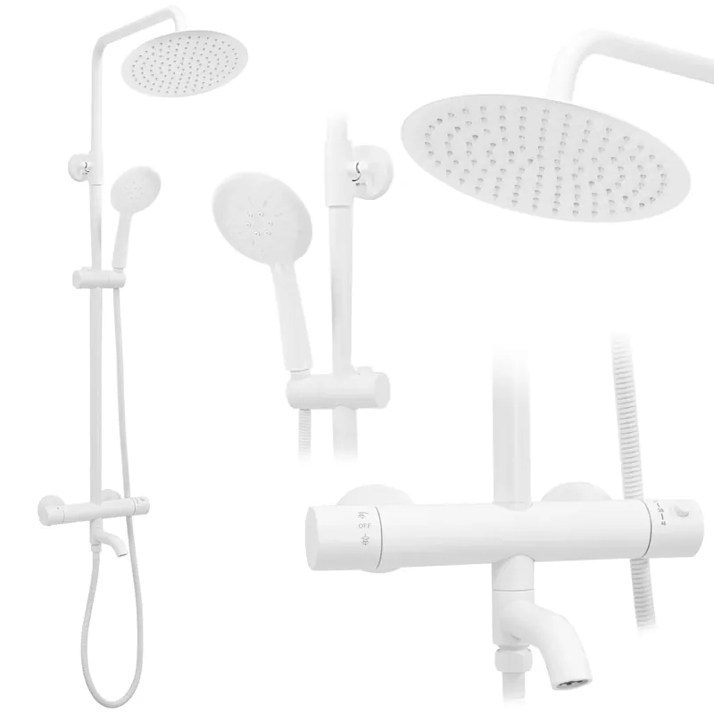 Termosztátos zuhanyszett Rea Lungo White Matt Vedd meg most