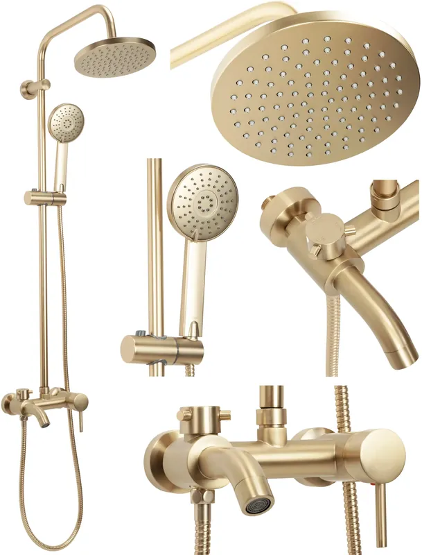 Zuhanyszett Rea Luis Gold Brush Árcsökkenés