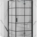 Ne maradj le Zuhanykabin Rea Molier Black 90x90