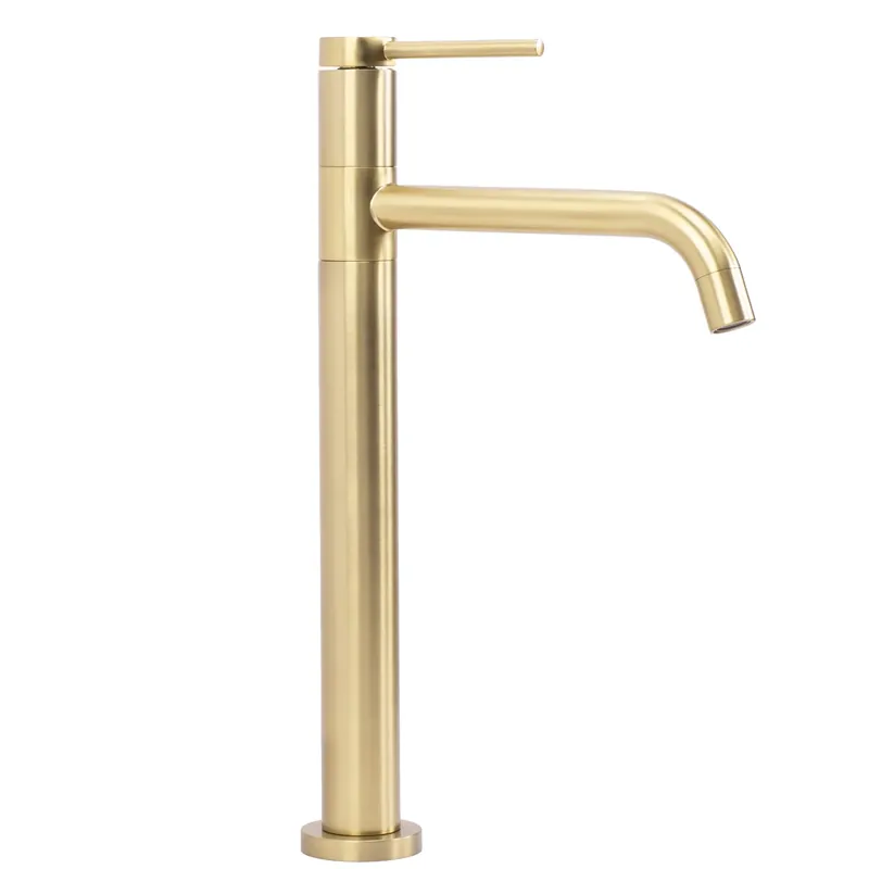 Gyors szállítás Fürdőszobai csaptelep Rea Lugano Slim Brush Gold High