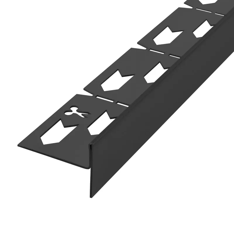 Lejtéskialakító szegély épített zuhanyhoz 120cm Black Különleges ajánlat